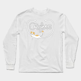 Cute cat pet moment Long Sleeve T-Shirt